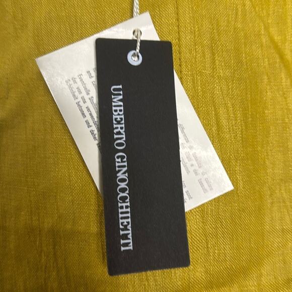 Vintage NWT Umberto Ginocchietti Women's Gold Pencil Skirt - Picture 5 of 6